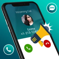 penyiar nama pemanggil & SMS
