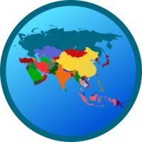 Mapa Azji