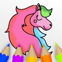 Mewarnai Unicorn Lucu